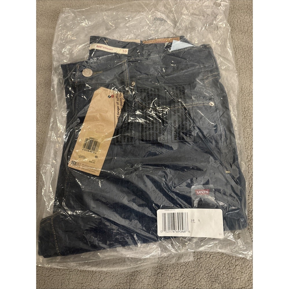 Levi's Classic 505 Straight 10 SHORT W30 L30‎ EASY THROUGH HIP & THIGH (0486)2 - Picture 3 of 7